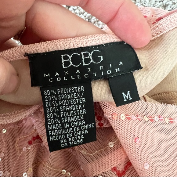 {BCBG} Beaded Shirt and Skirt Matching Set - Picture 2 of 16